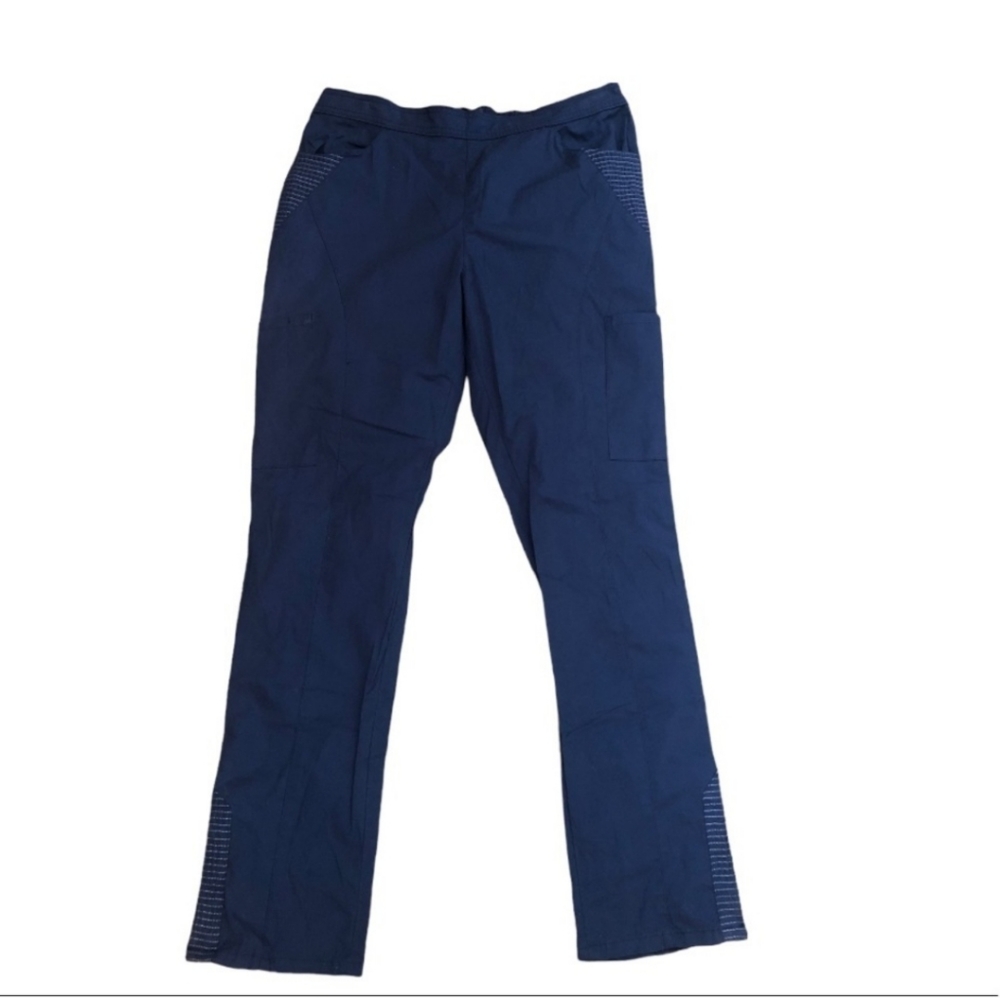 Jaanuu moto ankle zip scrub pants size M